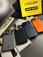 Spigen Enzo Carbon Leather Case 17 Series